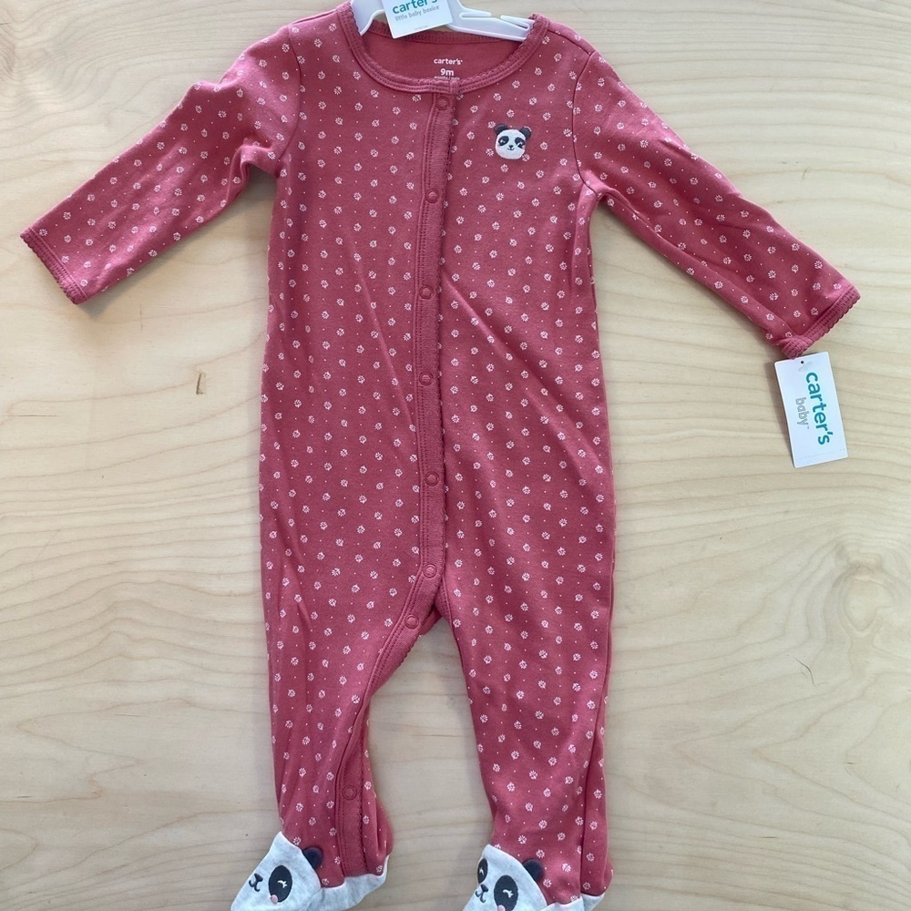 Carter’s Baby Sleeper Size 9 Months (BK) - Picture 1 of 10